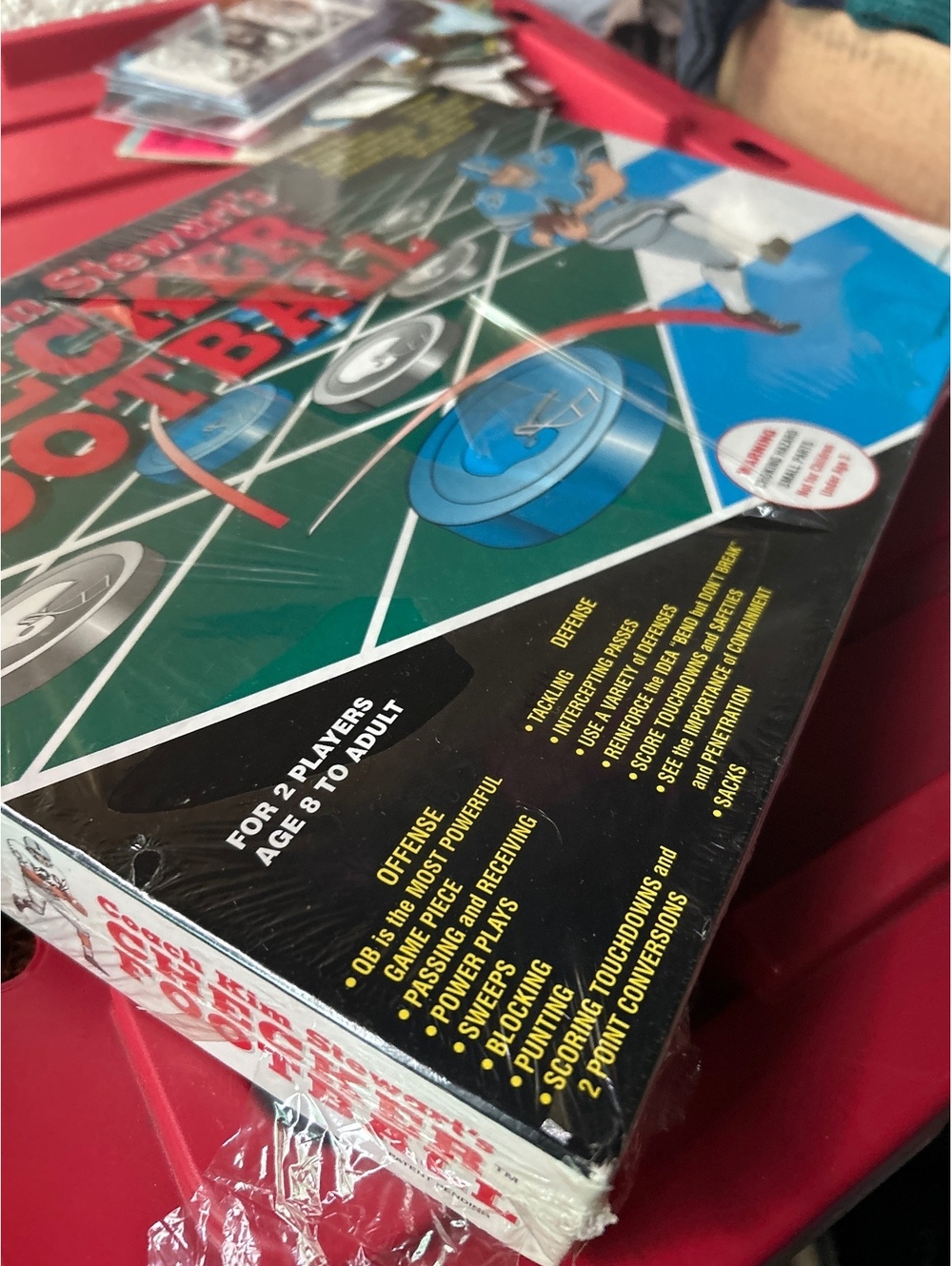 Ken Stewart's Electric Football Game Vintage Board Game